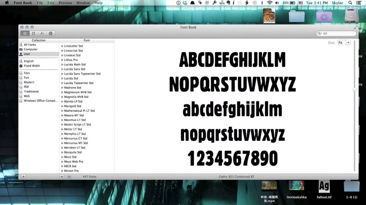 where to put new fonts for word on a mac